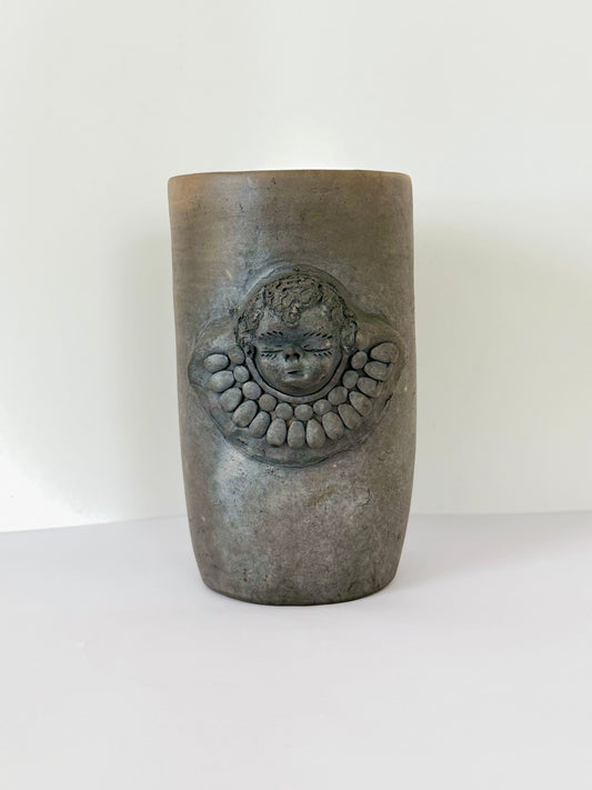 Angel Smoked Clay Tall Cup - 3D