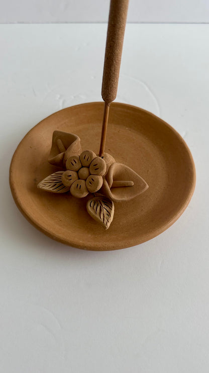 Incense Holder w/3D Alcatraz Flowers