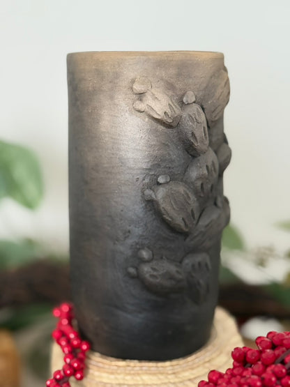 Nopal Smoked Clay Tall Cup