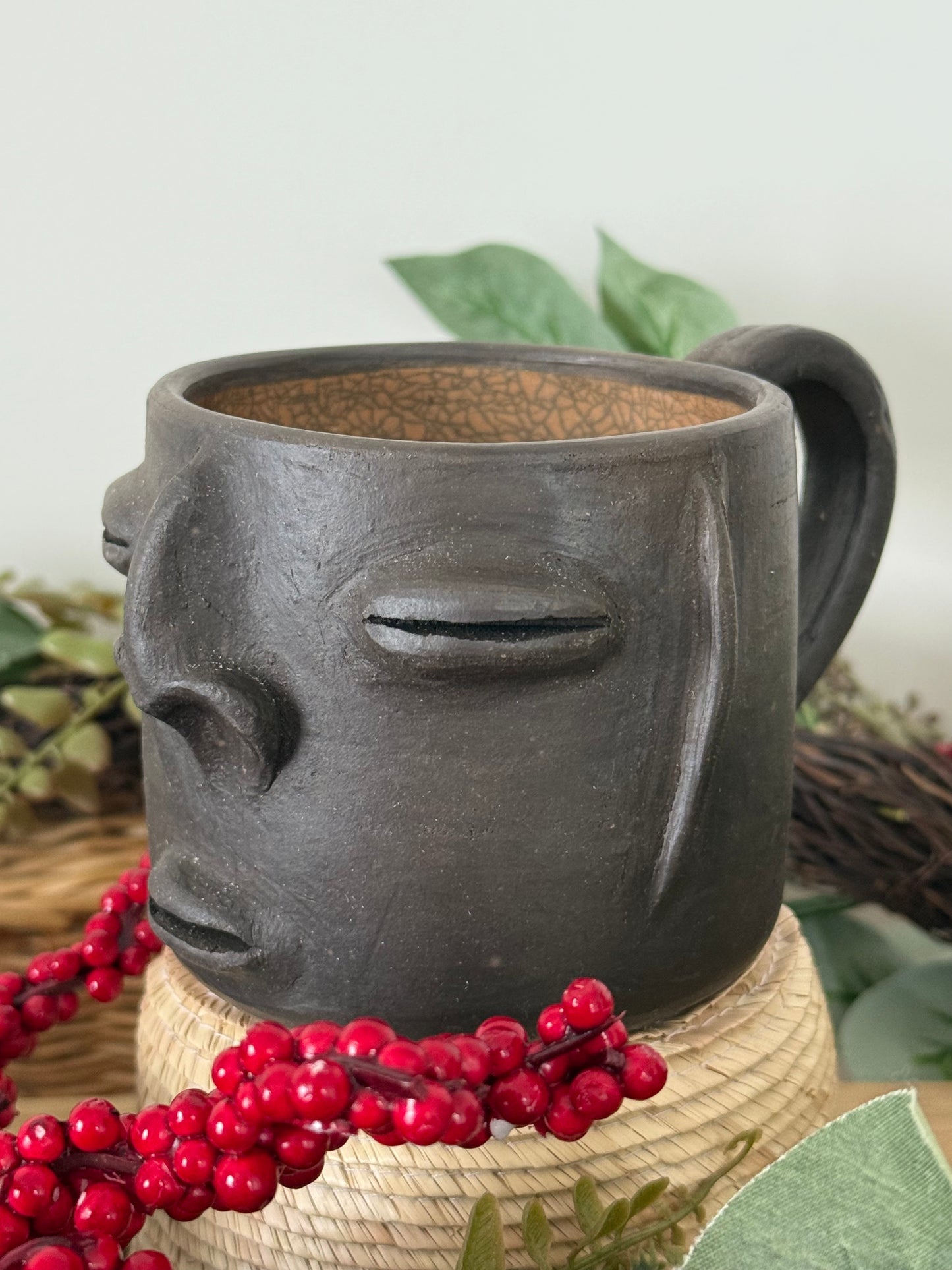 Cara Smoked Clay Short Mug