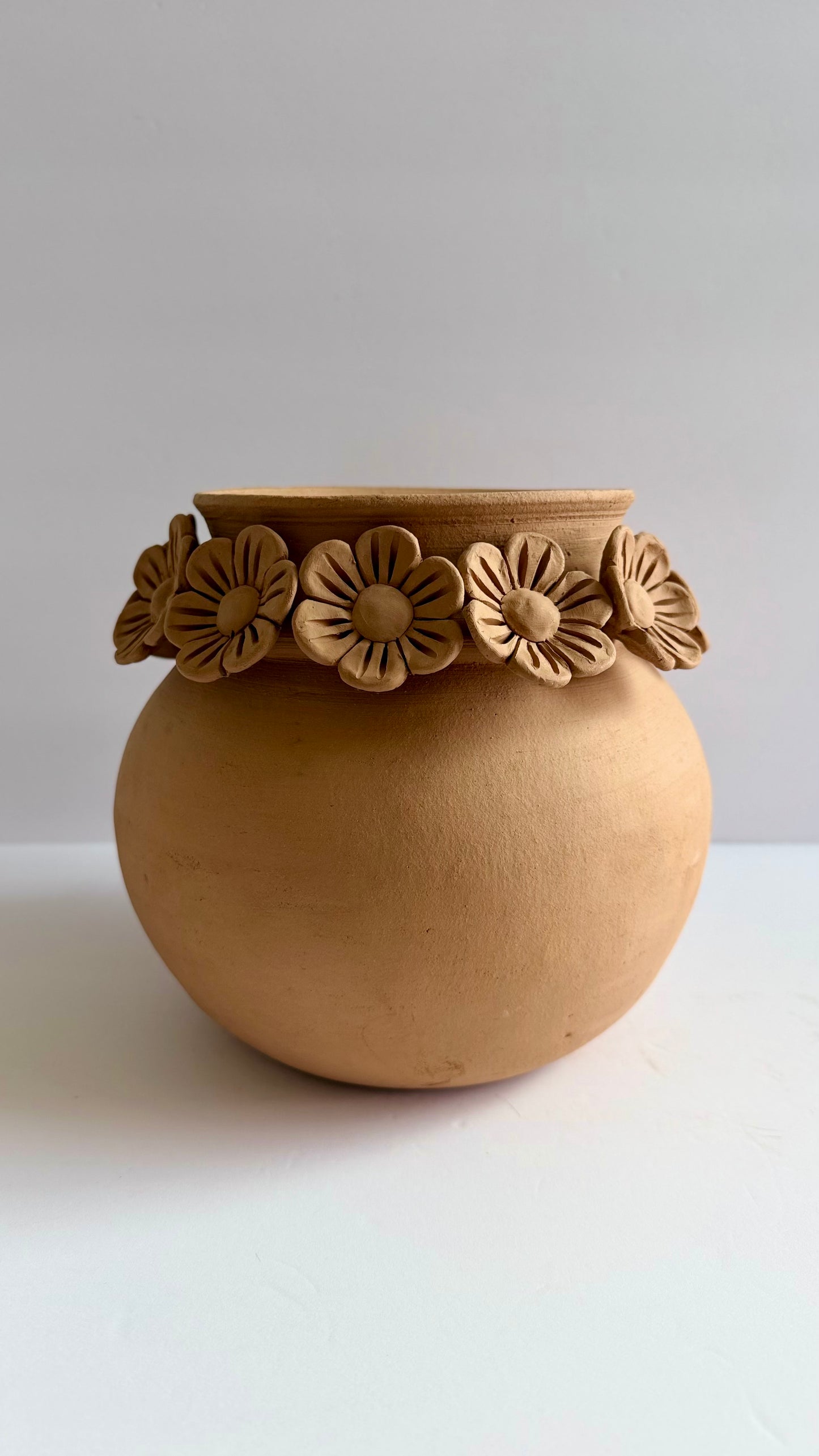 3D Flower Vase - Natural Color