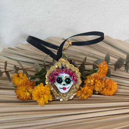 Magenta Catrina Simple Pendant