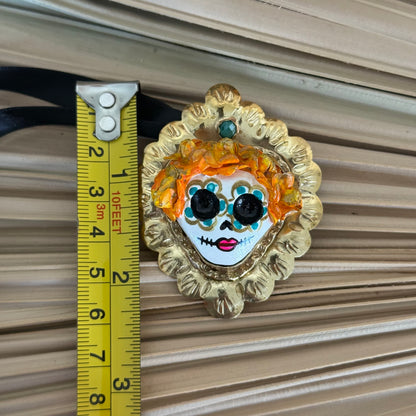 Yellow Catrina Simple Pendant