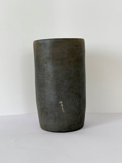 Virgen De Guadalupe Smoked Clay Tall Cup - 3D