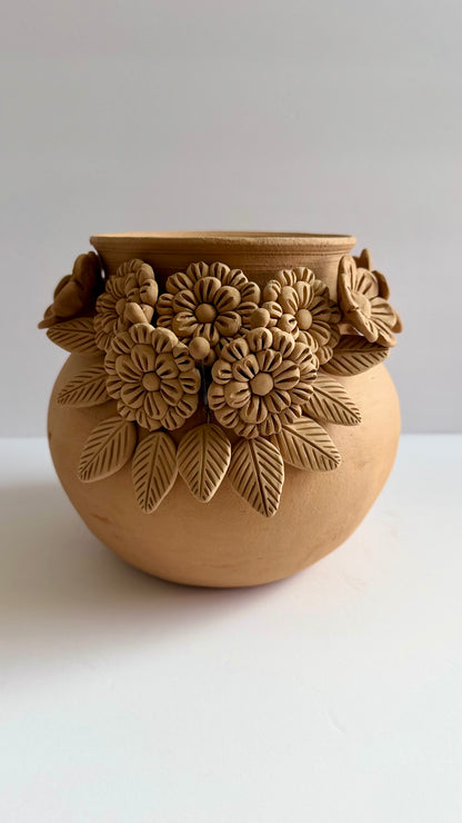 3D Flower Vase - Natural Color