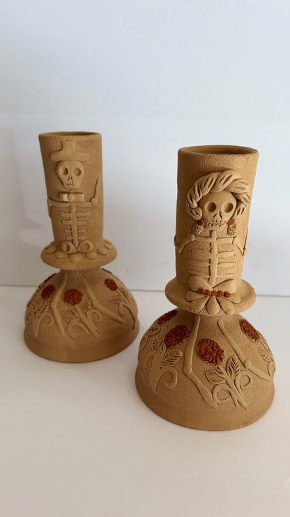 Dia De Muertos Candleholder - Catrina
