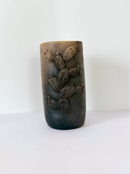 Nopal Smoked Clay Tall Cup