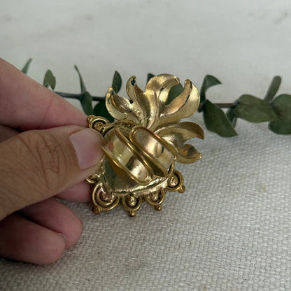 Hummingbird Sacred Heart Ring