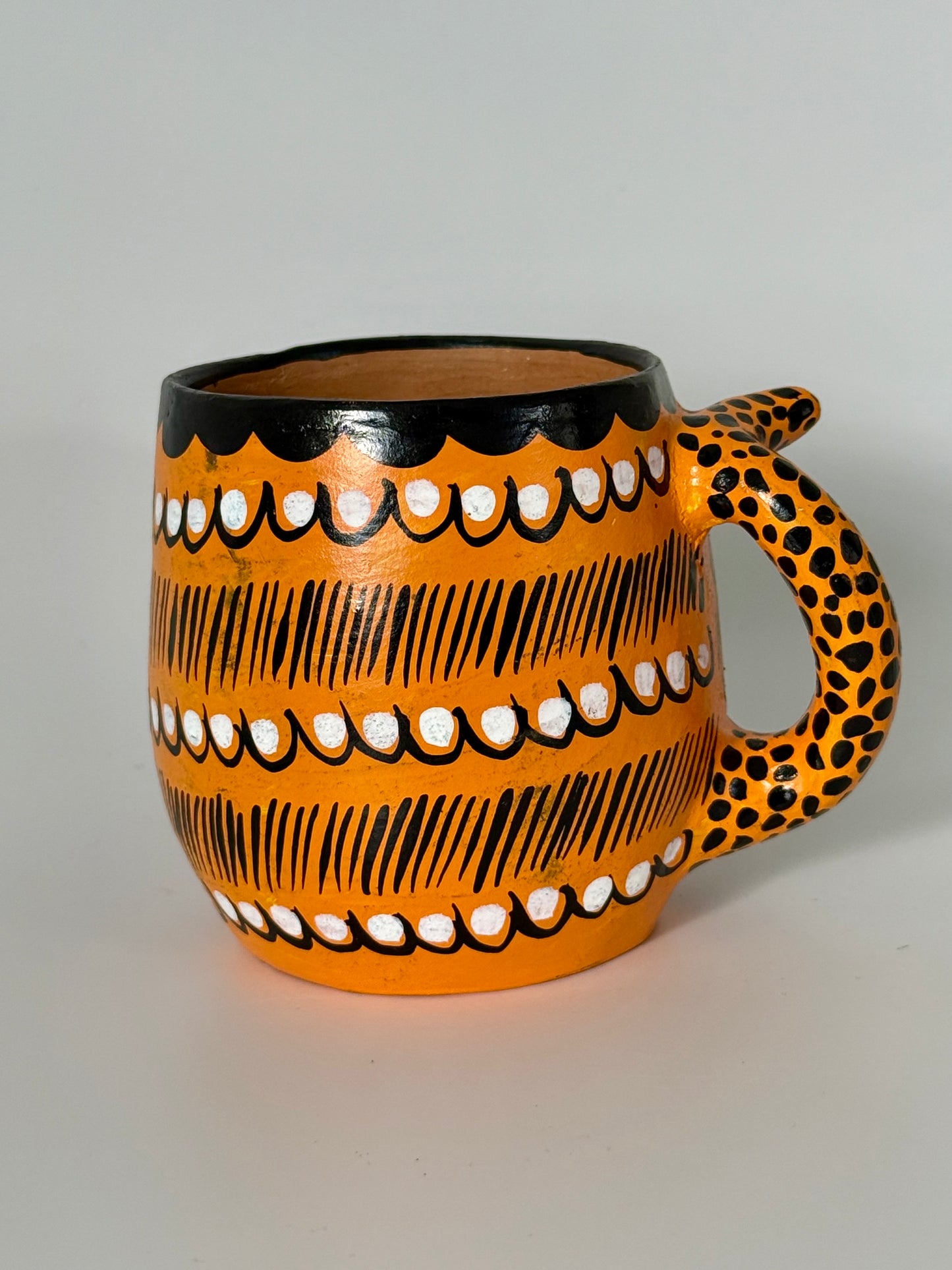 Terracota Jaguar Mug - Yellow