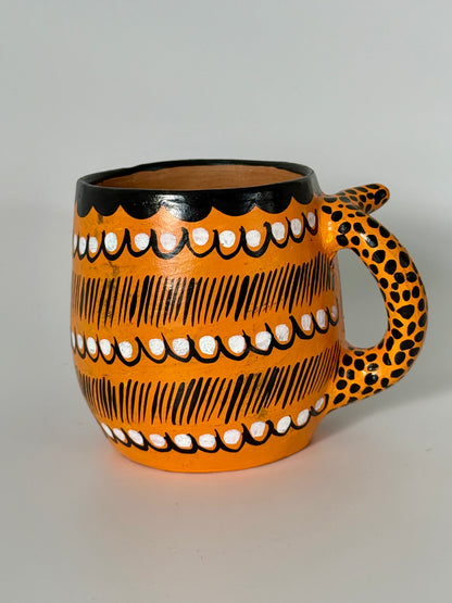 Terracota Jaguar Mug - Yellow