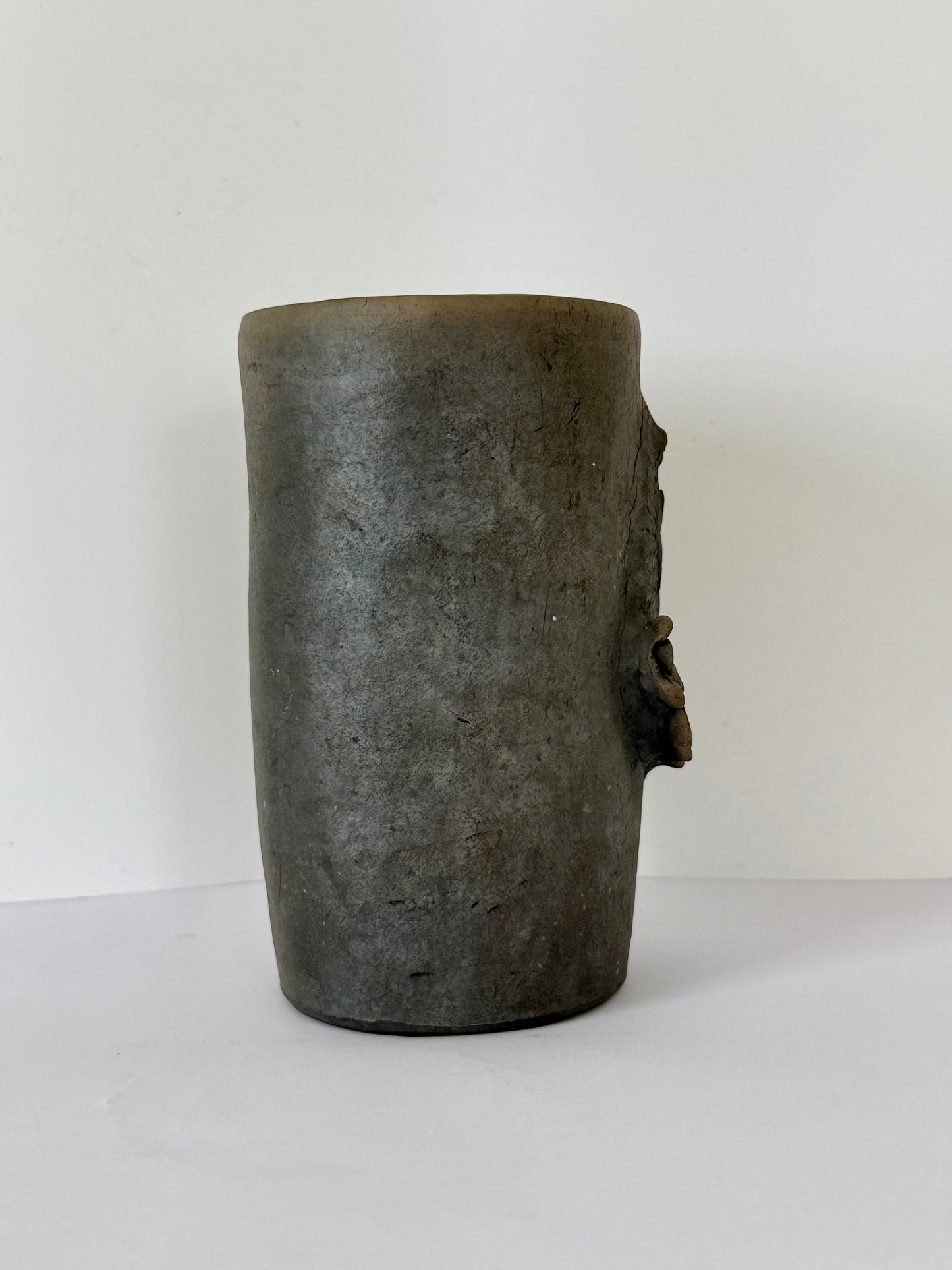 Virgen De Guadalupe Smoked Clay Tall Cup - 3D