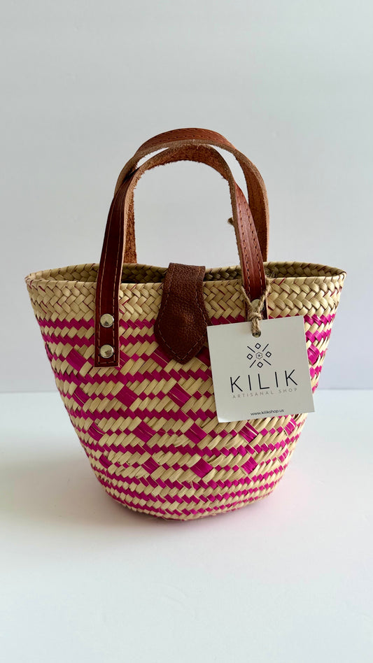 Mini Palm Handbag - Magenta