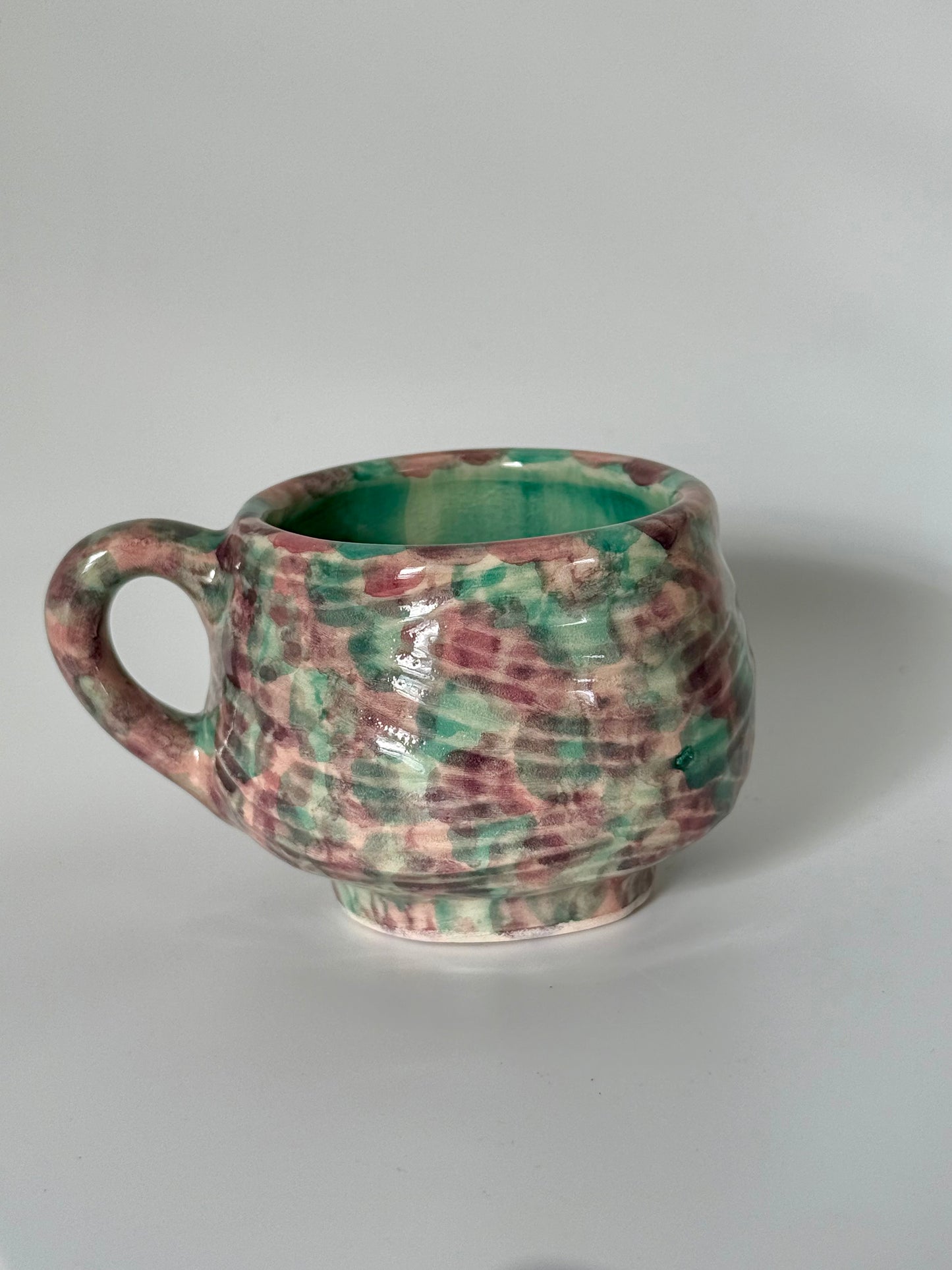 Axolotl Mug - Green/Pink 6oz