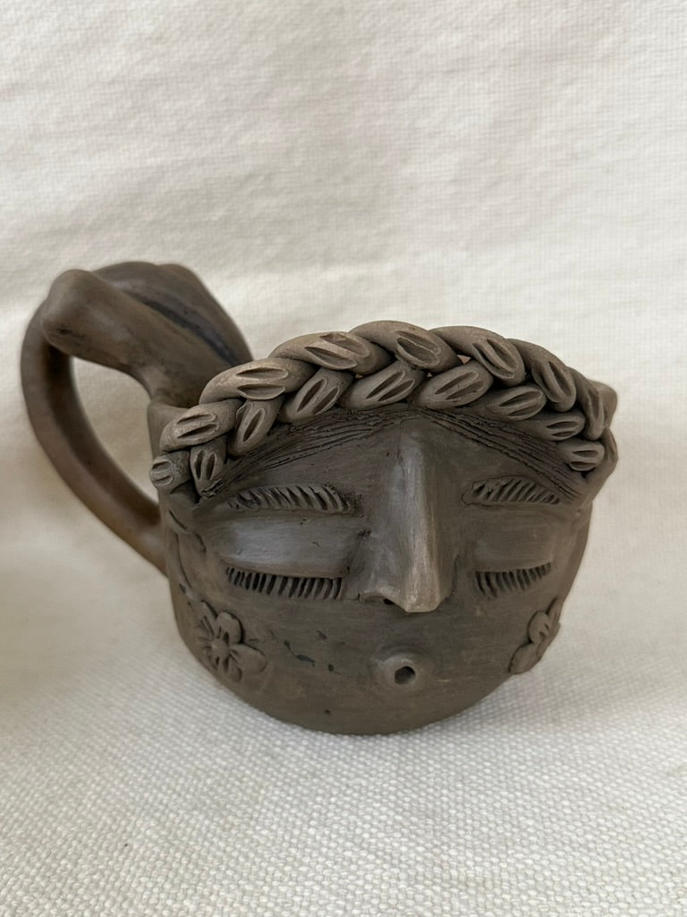 Braided/Whitling/Heart Shaped Mug