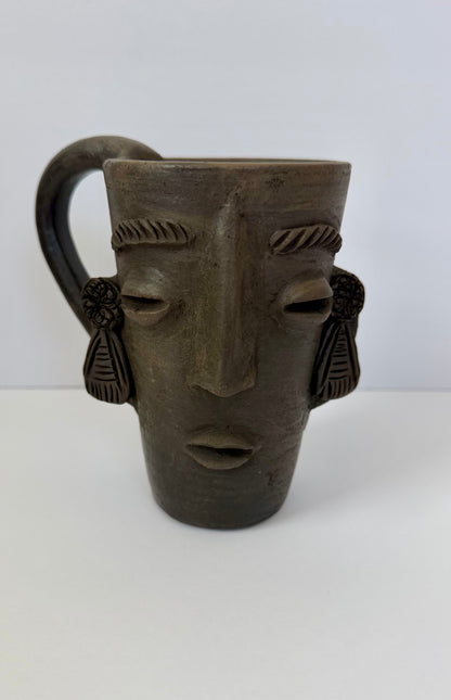 Carita Smoked Clay Mug - Earrings 2