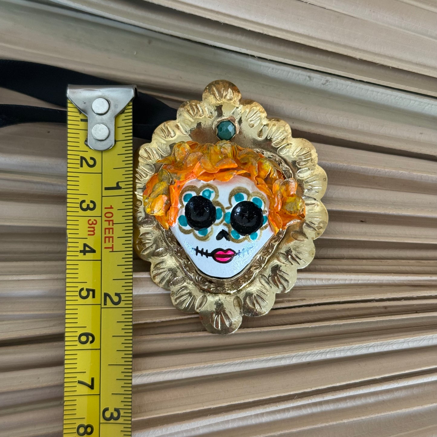 Yellow Catrina Simple Pendant