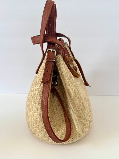 Palm Bucket Bag - Natural