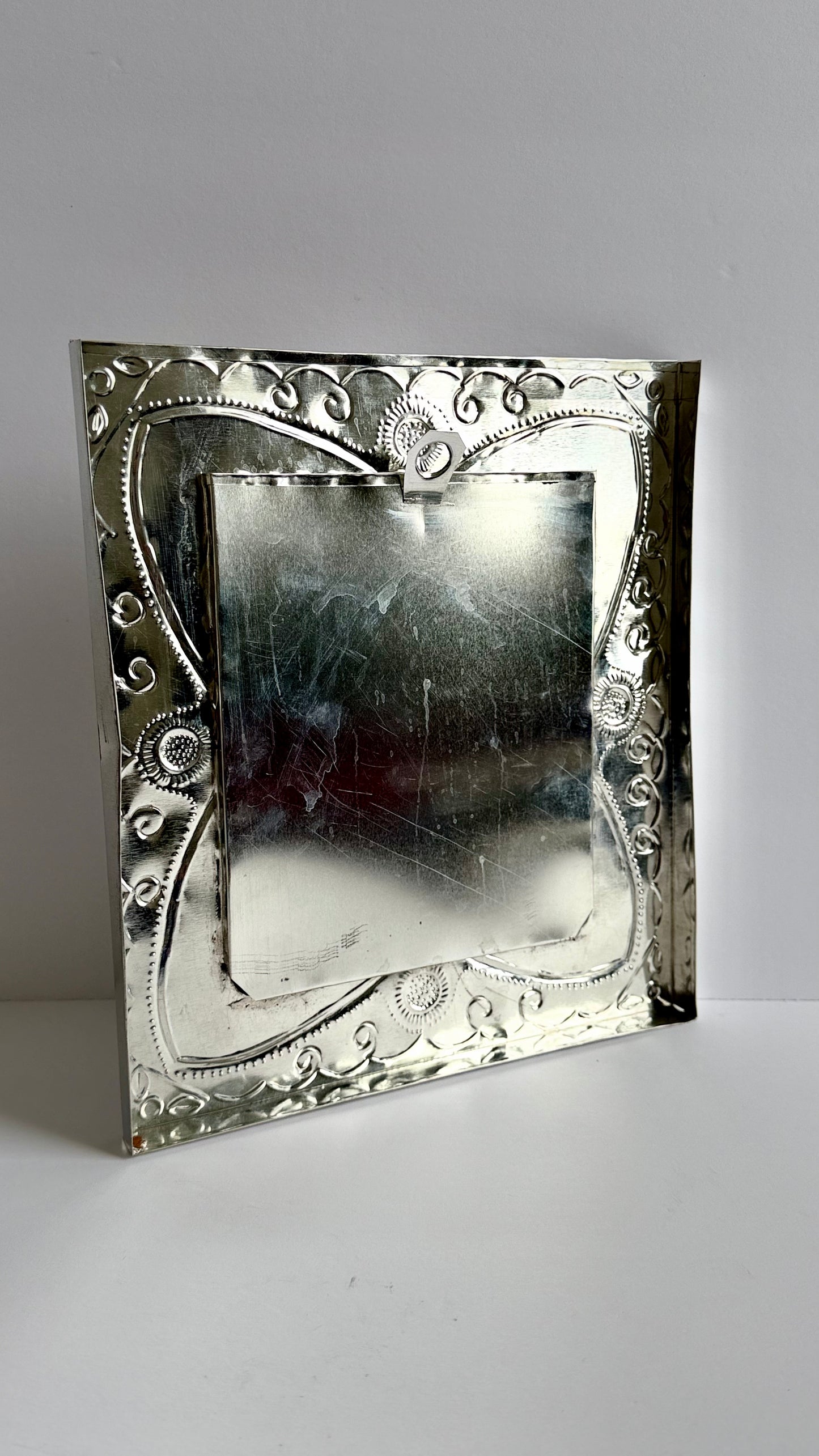 Hanging Tin Picture Frame