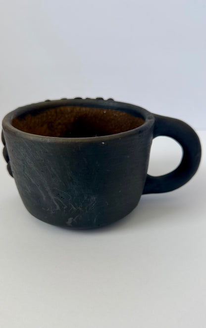 Carita Smoked Clay Mug - Braids