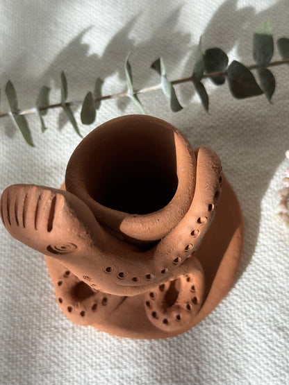 Single Octopus Candle Holder