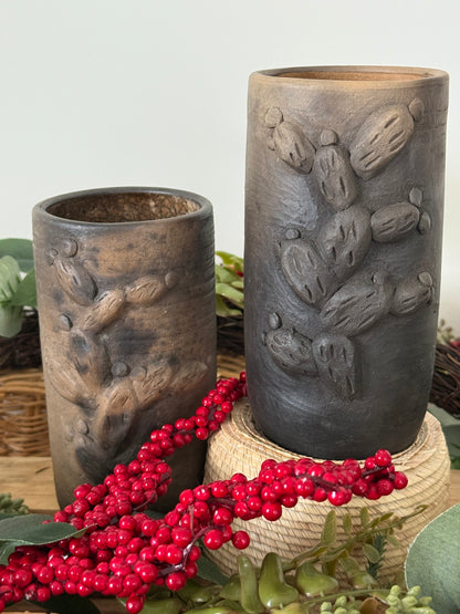Nopal Smoked Clay Tall Cup
