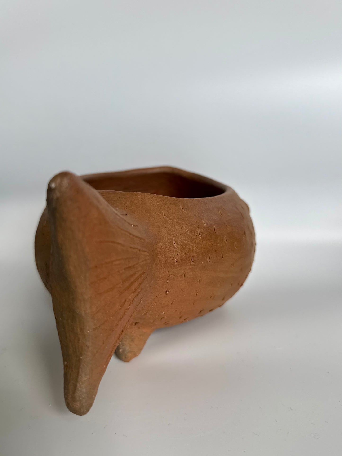 Fish Clay Planter (Natural)