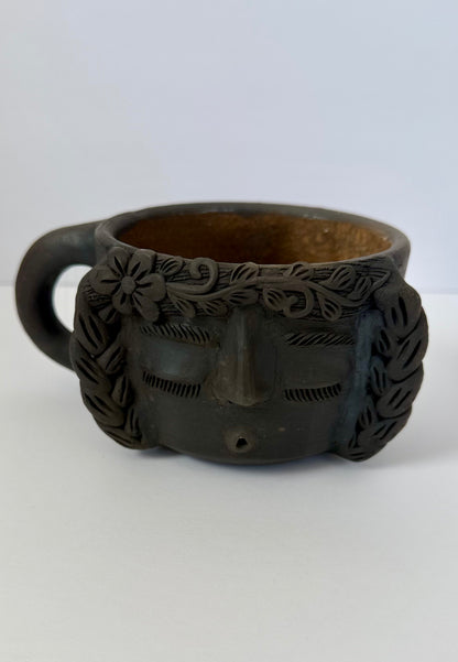 Carita Smoked Clay Mug - Braids