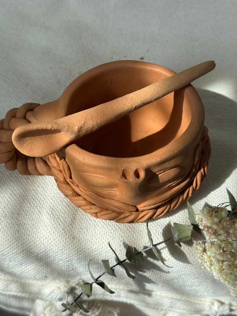 Braided Handle Coffee Mug