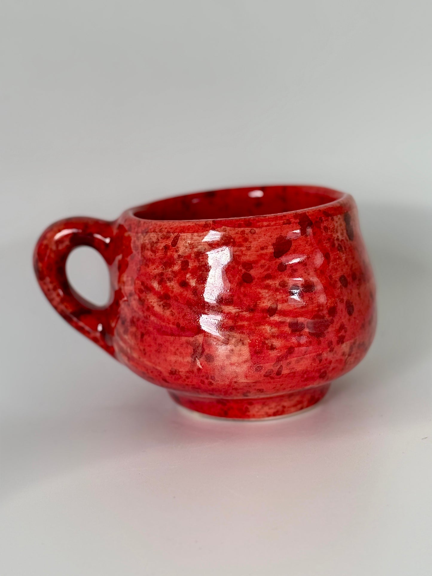 Axolotl Mug - Speckled Red 6oz