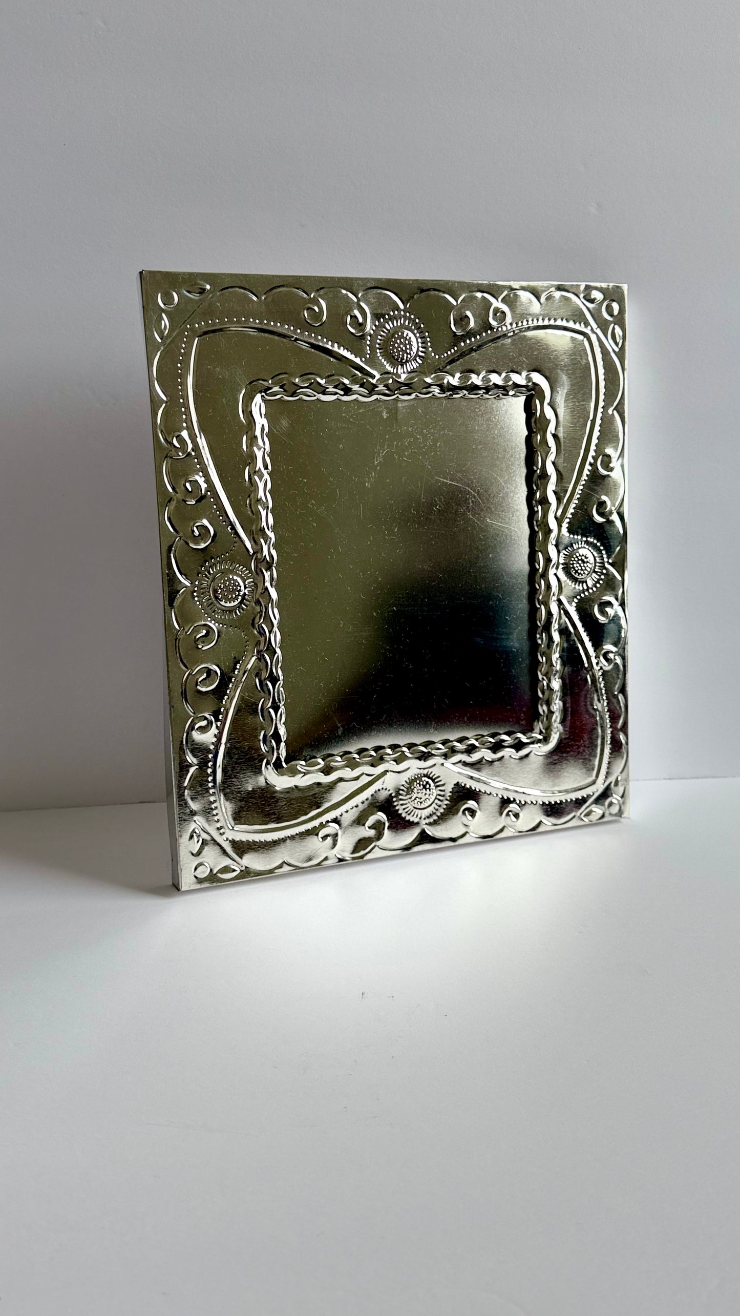 Hanging Tin Picture Frame