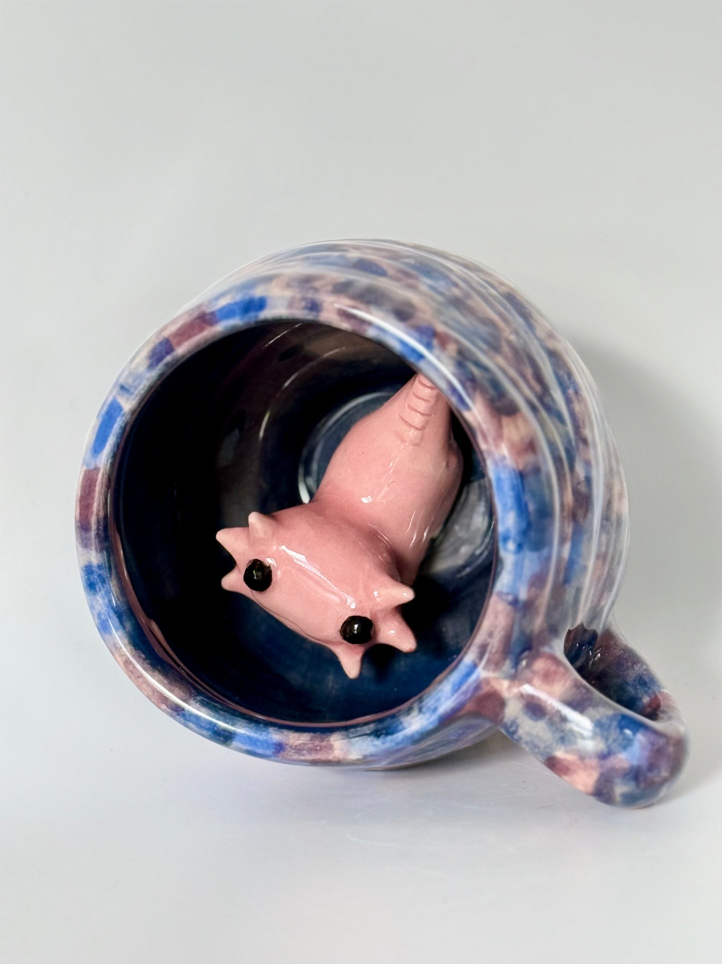 Axolotl Mug - Blue/Purple 6oz