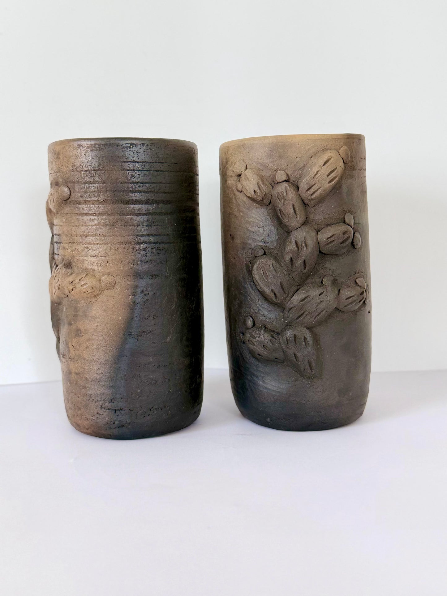 Nopal Smoked Clay Tall Cup