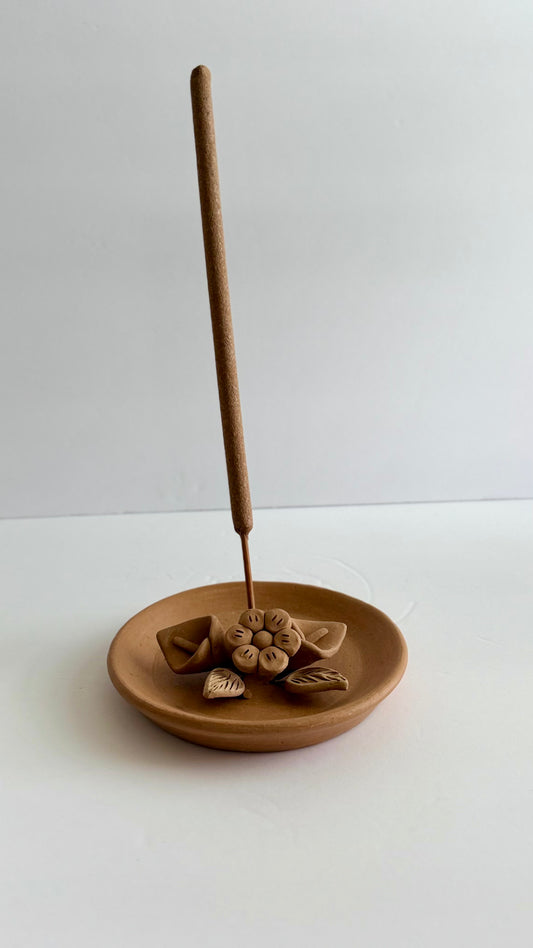 Incense Holder w/3D Alcatraz Flowers