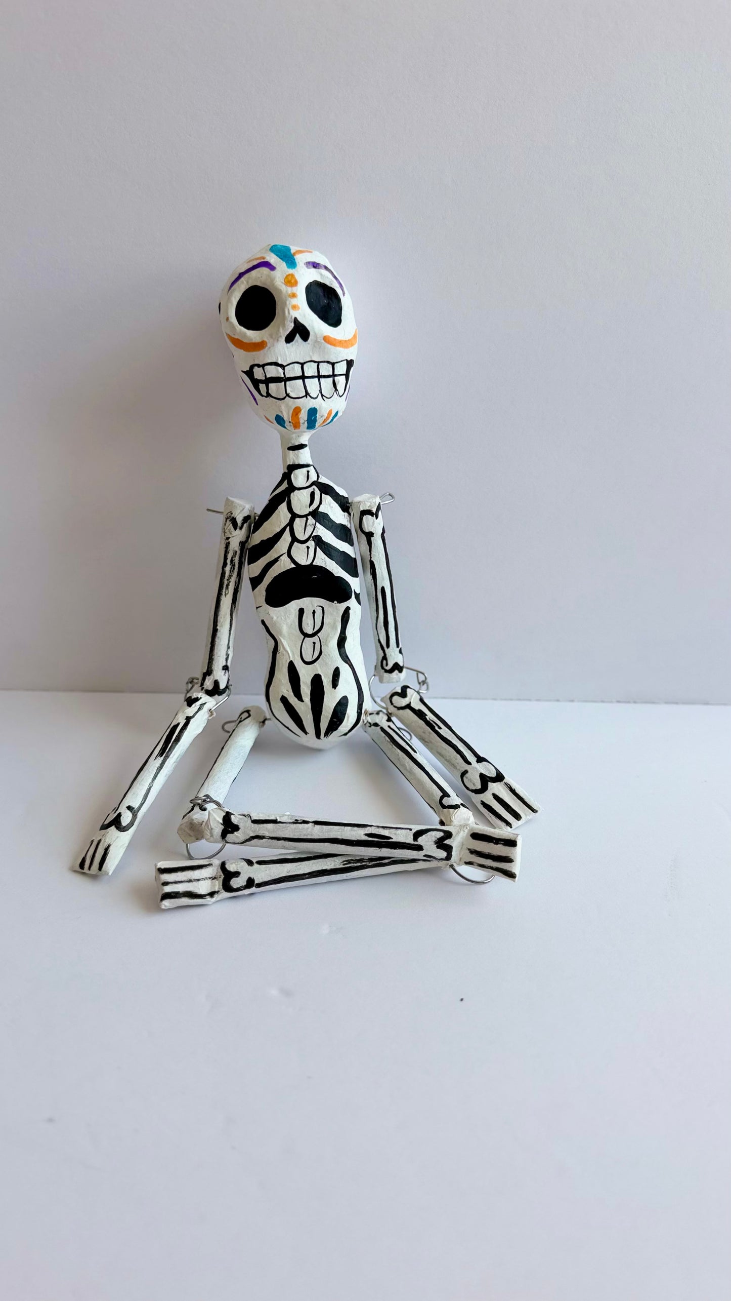 Paper Mâché Día de Muertos Skeletons