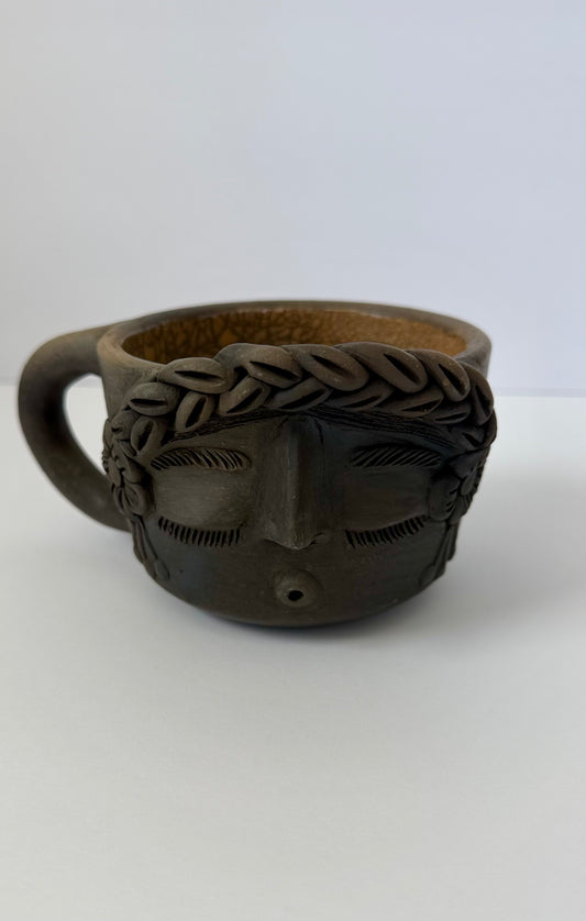 Carita Smoked Clay Mug - Tlacoyales