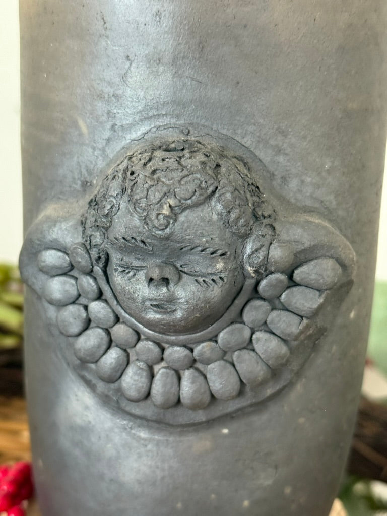 Angel Smoked Clay Tall Cup - 3D