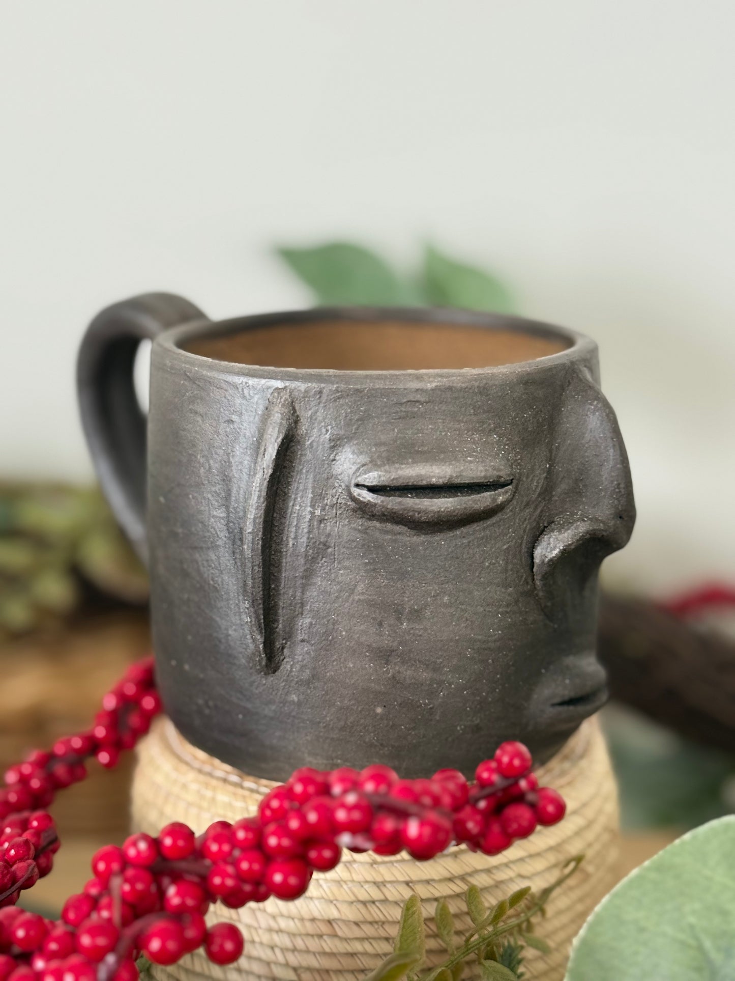 Cara Smoked Clay Short Mug