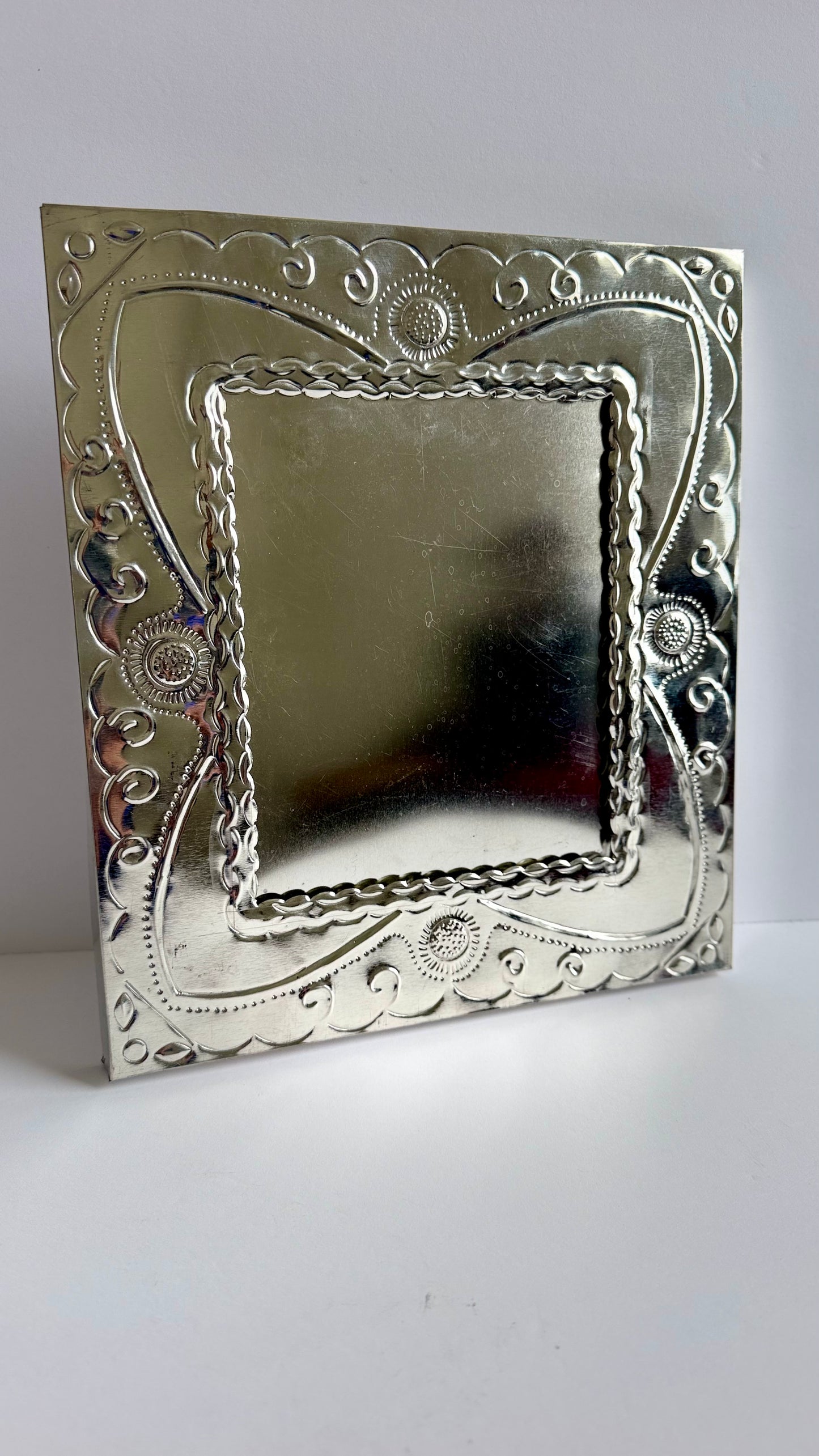 Hanging Tin Picture Frame