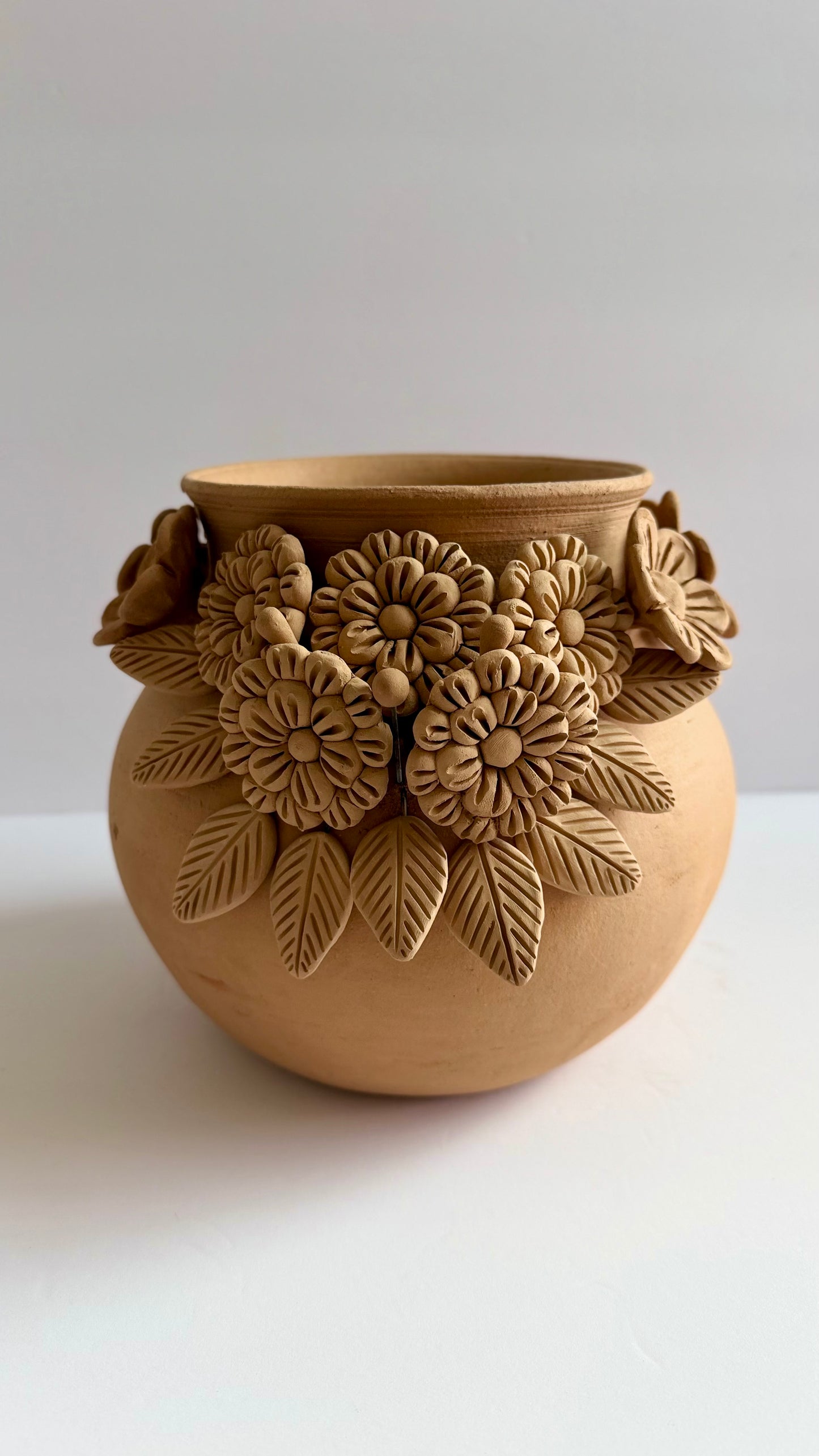 3D Flower Vase - Natural Color