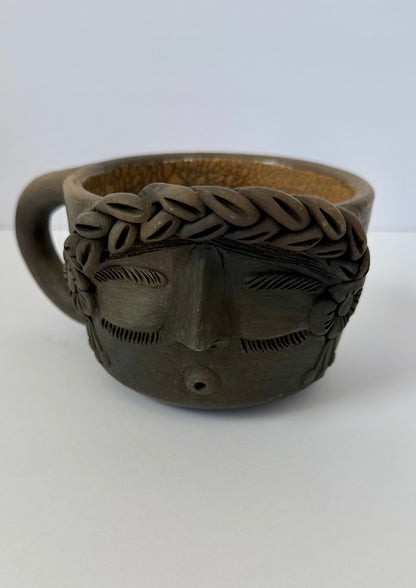 Carita Smoked Clay Mug - Tlacoyales