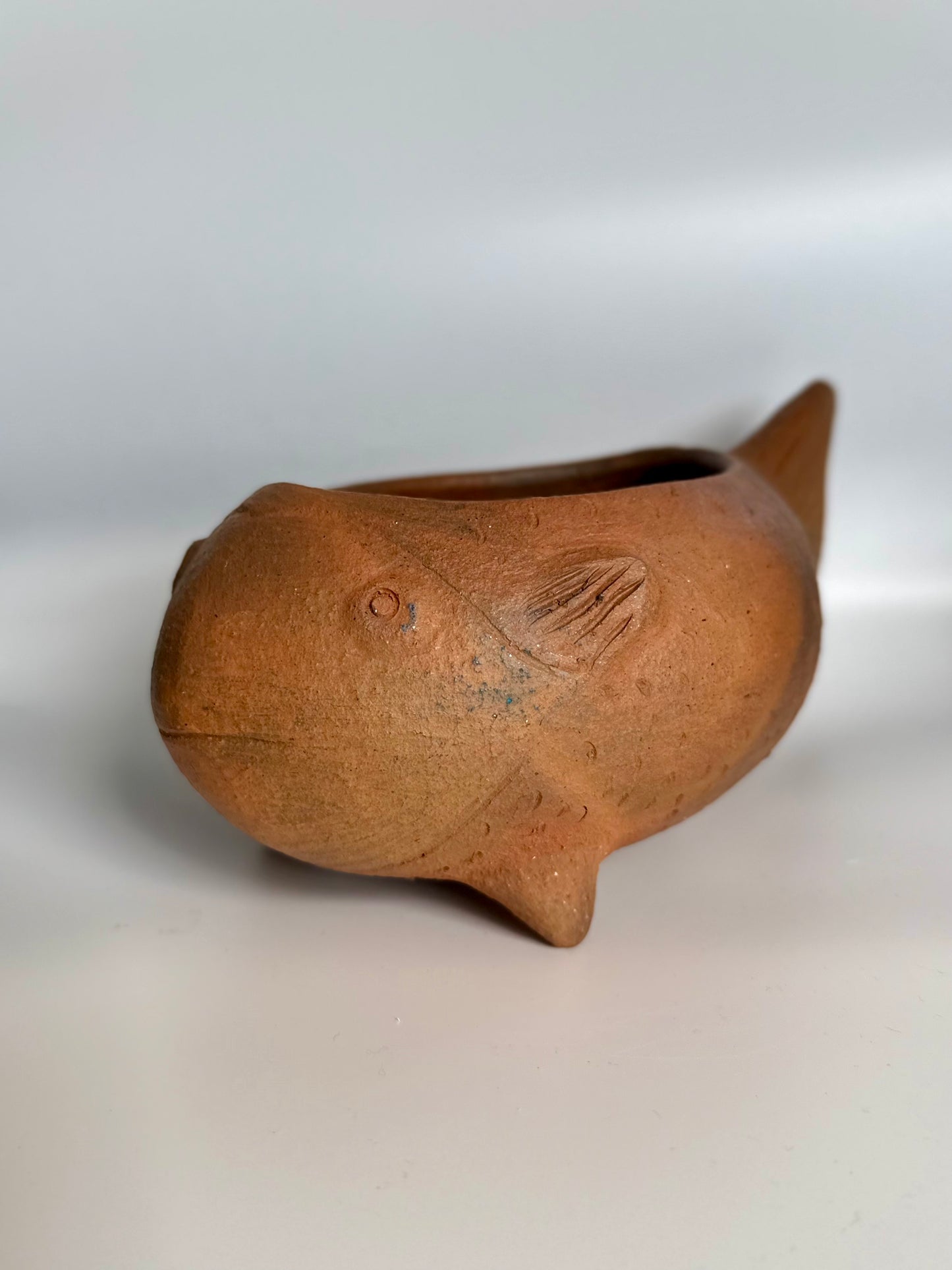Fish Clay Planter (Natural)