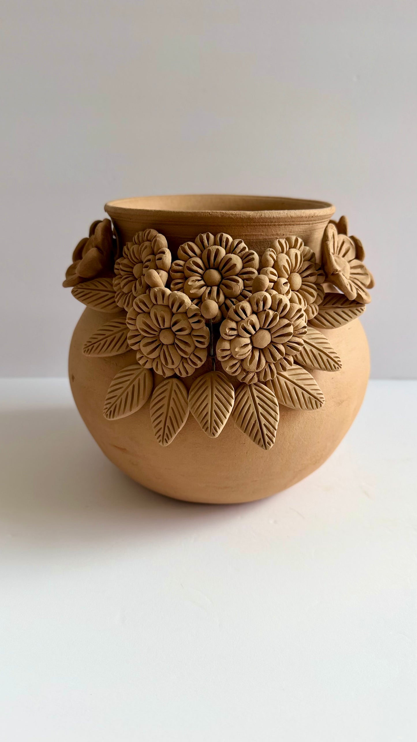3D Flower Vase - Natural Color