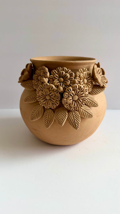 3D Flower Vase - Natural Color