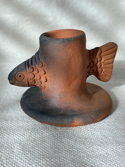 Single Fish Candle Holder