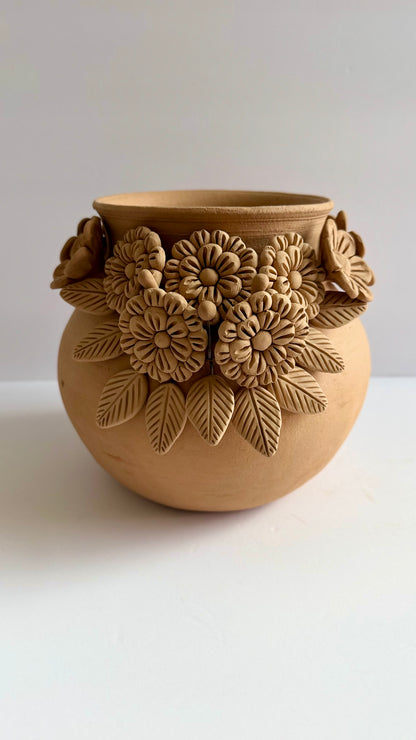 3D Flower Vase - Natural Color