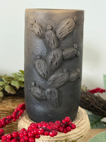 Nopal Smoked Clay Tall Cup
