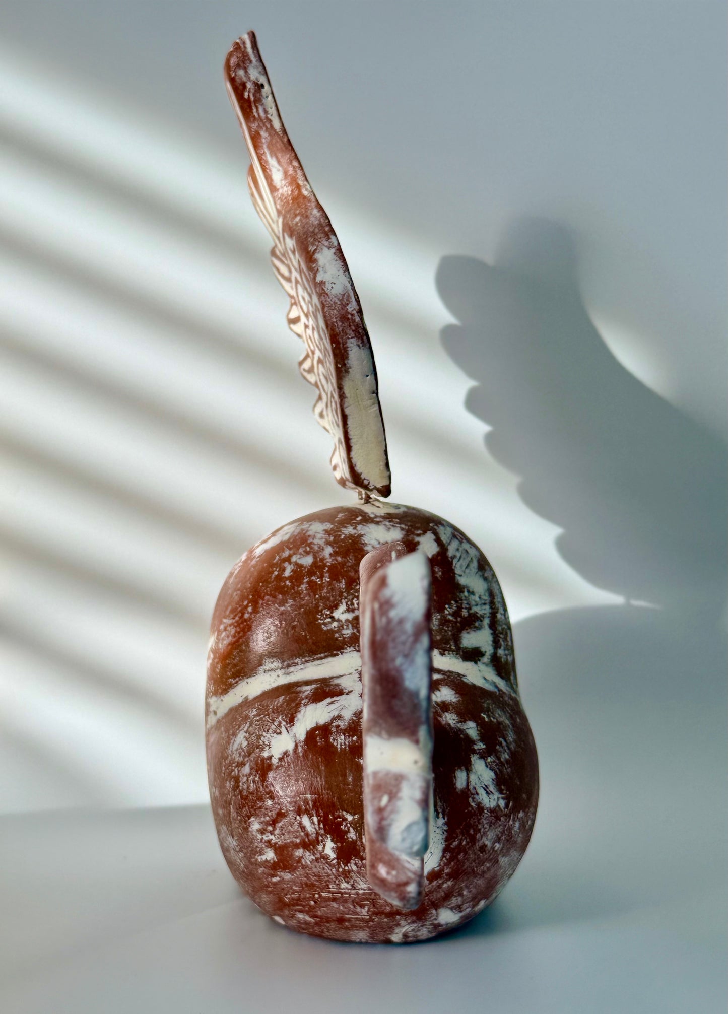 Rustic Tabletop Heart with Wings