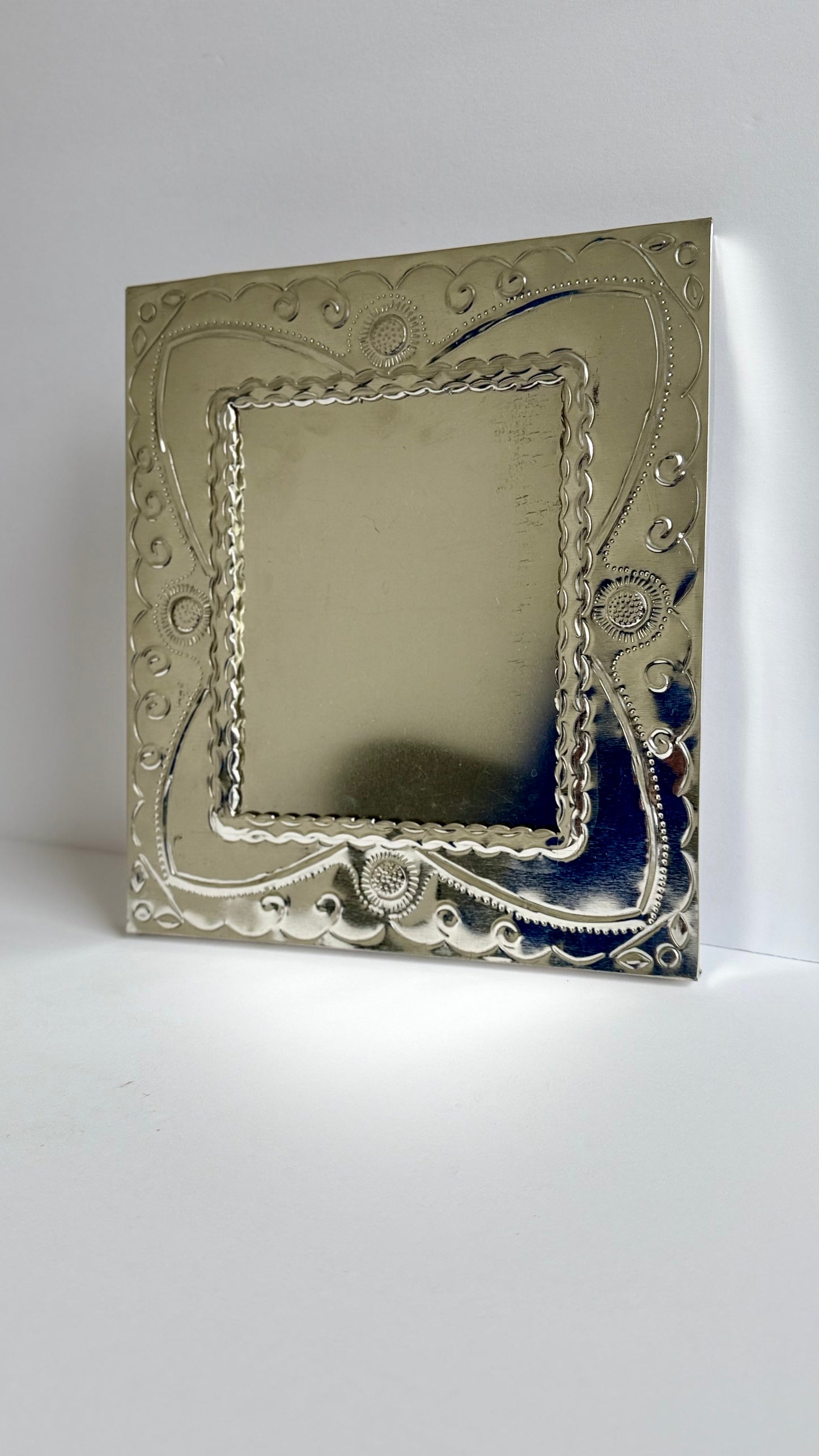 Hanging Tin Picture Frame