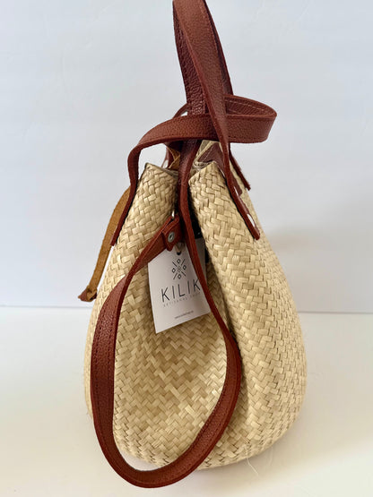 Palm Bucket Bag - Natural