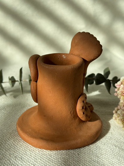 Single Octopus Candle Holder